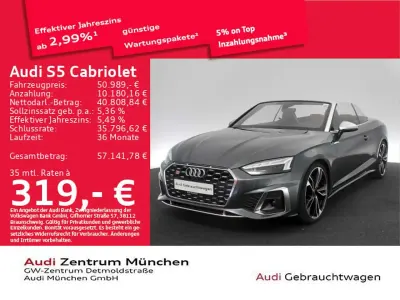 Gebraucht Audi S5 Cabriolet Comfort 354 PS (260 kW) 2023 Daytonagrau perleffekt Cabrio