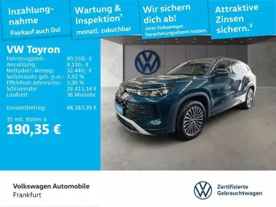 Gebraucht VW Tayron Life 193 PS (141 kW) 2025 Blau SUV