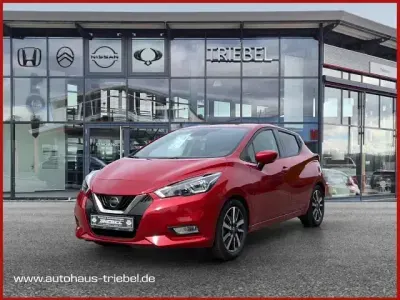 Usata Nissan Micra N-Connecta 90 CV (66 kW) 2017 Rosso Utilitaria