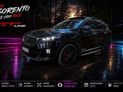 Usata Kia Sorento GT-Line 200 CV (147 kW) 2018 Nero SUV