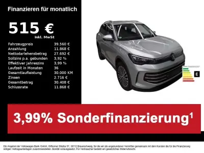 Używany VW Tiguan Elegance 150 KM (110 kW) 2025 Srebrny SUV