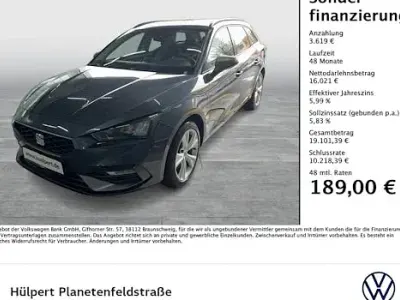 Brugt Seat Leon ST FR 204 HK (150 kW) 2022 Grå Stationcar