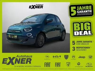Gebraucht Fiat 500e Icon 86 kW (118 PS) 2022 Ozean grün Cabrio
