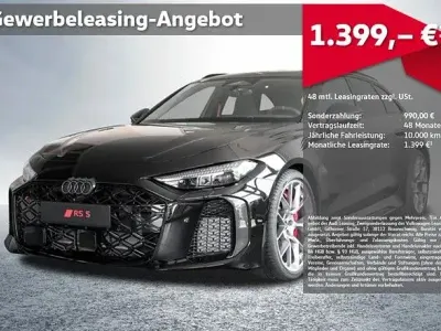 Neu Audi RS5 Sport 640 PS (470 kW) 2026 Mythosschwarz metallic Kombi
