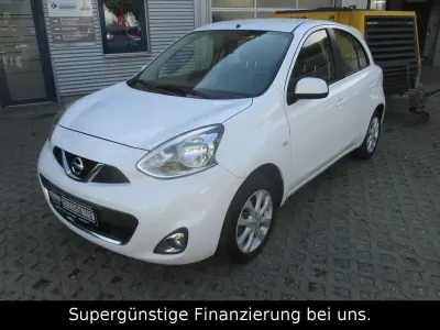 Gebraucht Nissan Micra Acenta 80 PS (58 kW) 2016 Weiß Kleinwagen