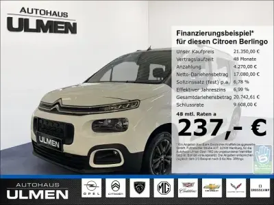 Gebraucht Citroën Berlingo Touch 131 PS (96 kW) 2022 Weiss Van / Kleinbus