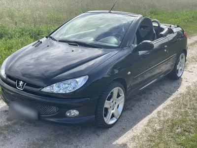 Gebraucht Peugeot 206 CC RC 109 PS (80 kW) 2006 Schwarz Cabrio