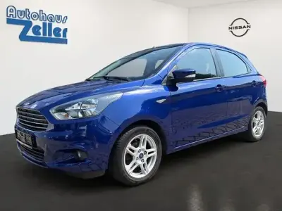 Gebraucht Ford Ka Plus Cool & Sound Edition 86 PS (63 kW) 2017 Blau Kleinwagen