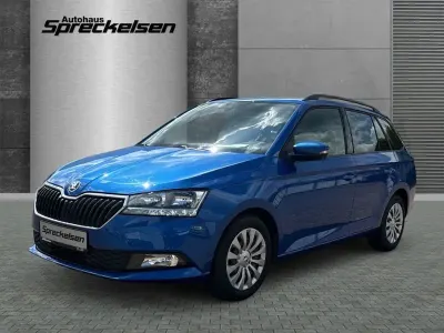 Gebraucht Skoda Fabia Ambition 95 PS (69 kW) 2022 Blau Kleinwagen