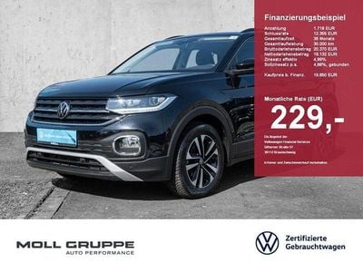 Gebraucht VW T-Cross United 150 PS (110 kW) 2021 Deep black perleffekt (metallic) SUV