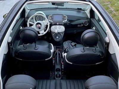 Usata Fiat 500C 69 CV (50 kW) 2017 Nero Cabrio