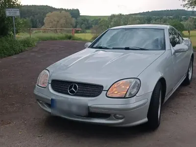 Gebraucht Mercedes SLK200 163 PS (119 kW) 2000 Silber Cabrio