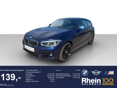 Gebraucht BMW 120 Sport Line 184 PS (135 kW) 2017 Mediterranblau metallic Kleinwagen