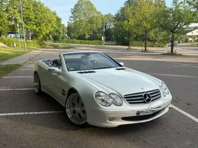Gebraucht Mercedes SL500 306 PS (225 kW) 2004 Weiß Cabrio