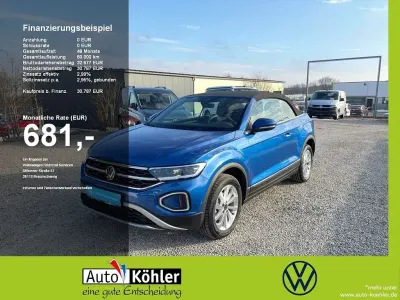 Brugt VW T-Roc Cabriolet Style 150 HK (110 kW) 2025 Blå Cabriolet