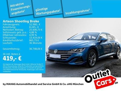 Second-hand VW Arteon R-line 190 CP (139 kW) 2023 Albastru Berlinǎ