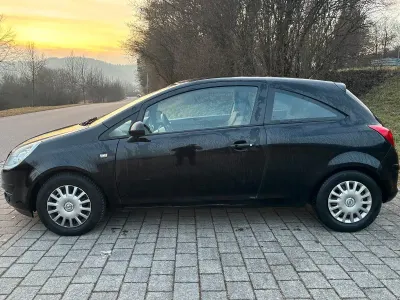 Gebraucht Opel Corsa 60 PS (44 kW) 2009 Schwarz Kleinwagen
