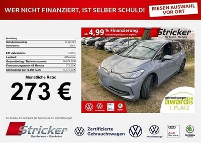 Gebraucht VW ID.3 Pro 150 kW (204 PS) 2023 Mondsteingrau schwarz Kleinwagen