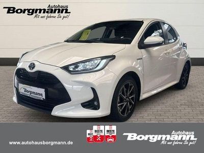 Weiss Gebraucht 2021 Toyota Yaris Hybrid Team Kleinwagen | 17.880 € (Fairer Preis)