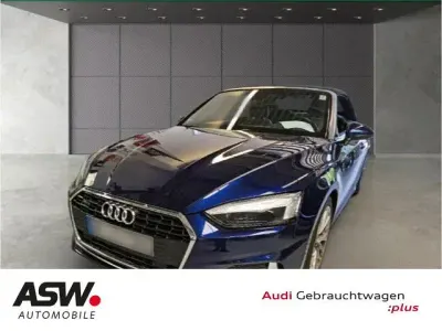 Gebraucht Audi A5 Cabriolet Advanced Plus 265 PS (194 kW) 2023 Navarrablau metallic Cabrio