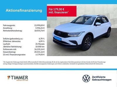 Usata VW Tiguan Life 150 CV (110 kW) 2022 Bianco SUV