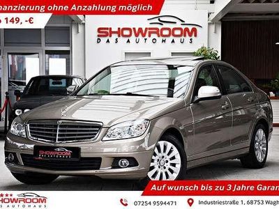Schwarz (obsidianschwarz metalliclack) Gebraucht 2007 Mercedes C200 Avantgarde Limousine | 13.990 €