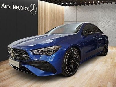 Lack spektralblau Gebraucht 2024 Mercedes CLA250 AMG Line Premium Limousine | 42.888 € (Fairer Preis)