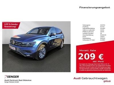 Gebraucht VW Tiguan Highline 190 PS (139 kW) 2021 Blau SUV