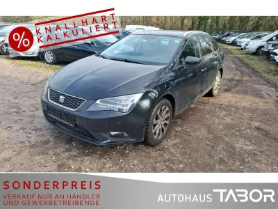 Usata Seat Leon ST Style 110 CV (80 kW) 2015 Nero Station wagon