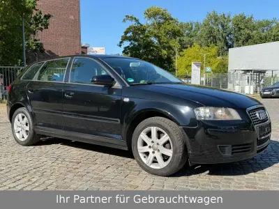 Gebraucht Audi A3 Attraction 102 PS (75 kW) 2008 Schwarz Kleinwagen