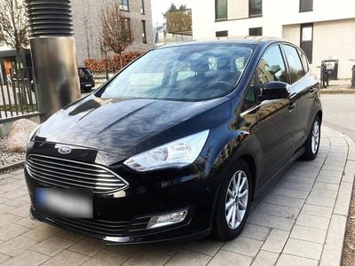 Gebraucht Ford C-MAX Titanium 125 PS (91 kW) 2017 Schwarz Van / Kleinbus