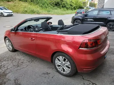 Brugt VW Golf Cabriolet Cup 105 HK (77 kW) 2014 Rød Cabriolet
