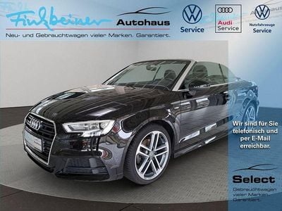 Brillantschwarz, uni Gebraucht 2020 Audi A3 Cabriolet S-Line Cabrio | 25.900 € (Fairer Preis)