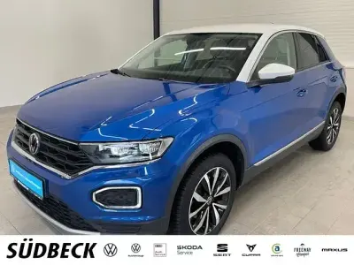Gebraucht VW T-Roc Style 150 PS (110 kW) 2021 Ravennablau metallic SUV