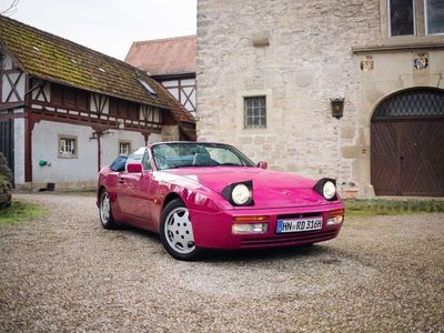 gebraucht Porsche 944 S2 Cabrio - Sternrubin/Blau / Mit Historie