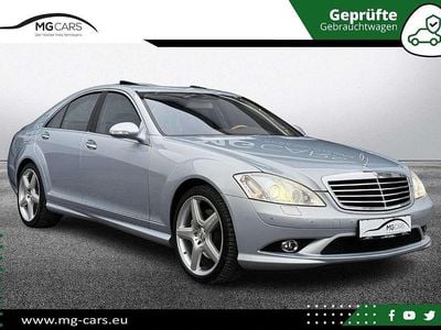 Second-hand Mercedes S500 AMG line 387 CP (284 kW) 2008 Albastru Berlinǎ