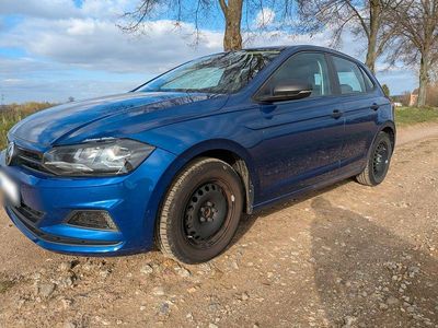 Gebraucht VW Polo Trendline 65 PS (47 kW) 2018 Blau Kleinwagen