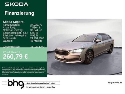 Silber Gebraucht 2025 Skoda Superb Selection Kombi | 37.930 € (Fairer Preis)