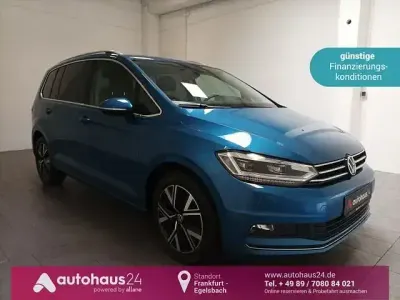 Usata VW Touran Highline 150 CV (110 kW) 2021 Blu Monovolume
