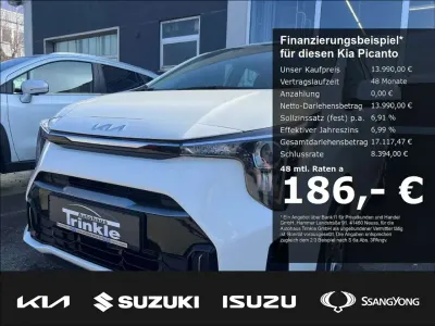 Gebraucht Kia Picanto Edition 7 63 PS (46 kW) 2024 (ud) schneeweiss Kleinwagen