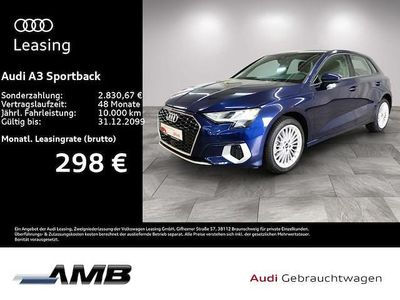 Usado Audi A3 Advanced Plus 150 HP (110 kW) 2024 Azul Sedan