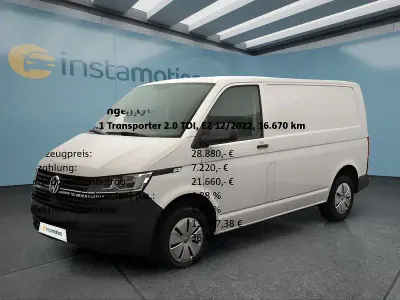 Gebraucht VW Transporter 110 PS (80 kW) 2022 Weiß Van