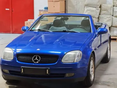 Gebraucht Mercedes SLK230 193 PS (141 kW) 1998 Blau Cabrio
