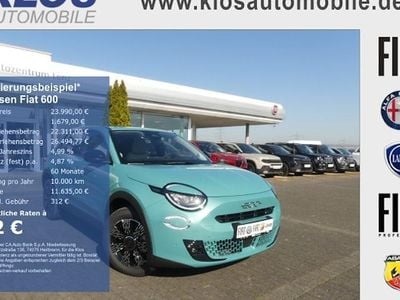 Neu Fiat 600 Icon 110 PS (80 kW) 2026 Blau SUV