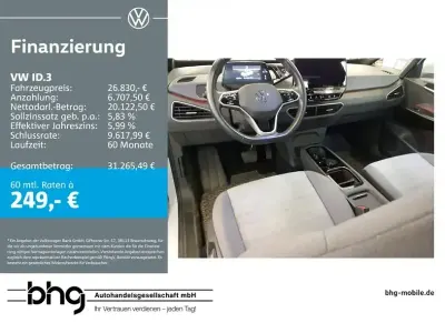 Gebraucht VW ID.3 Pro Performance 150 kW (204 PS) 2023 Weiß Kleinwagen