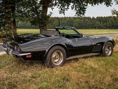 Second-hand Corvette C3 197 CP (144 kW) 1971 Negru Cabrio