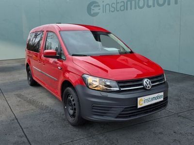 Gebraucht VW Caddy Trendline 102 PS (75 kW) 2018 Rot Van / Kleinbus