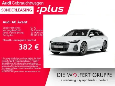 Gebraucht Audi A6 Ambiente 204 PS (150 kW) 2025 Gletscherweiß metallic Kombi