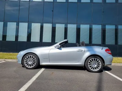 Gebraucht Mercedes SLK200 163 PS (119 kW) 2005 Silber Cabrio