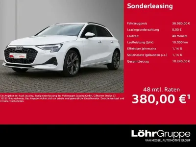 Gebraucht Audi A3 Advanced 150 PS (110 kW) 2025 Gletscherweiß metallic Limousine